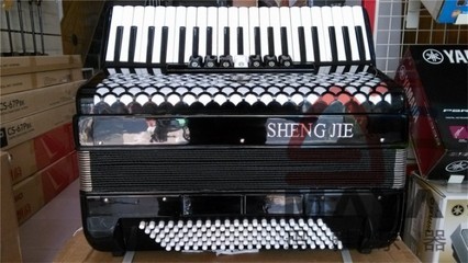 瑪雅琴行圣杰牌SJ2007 一款適合初學(xué)者的41鍵120貝司三排簧鍵盤樂(lè)器